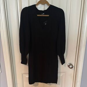 Fashion Nova Black Sweater Dress